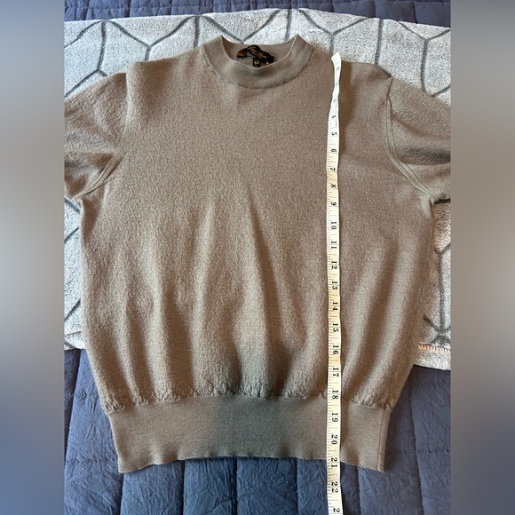 Loro Piana Taupe Womens Crewneck Sweater cashmere and silk - Picture 11 of 13